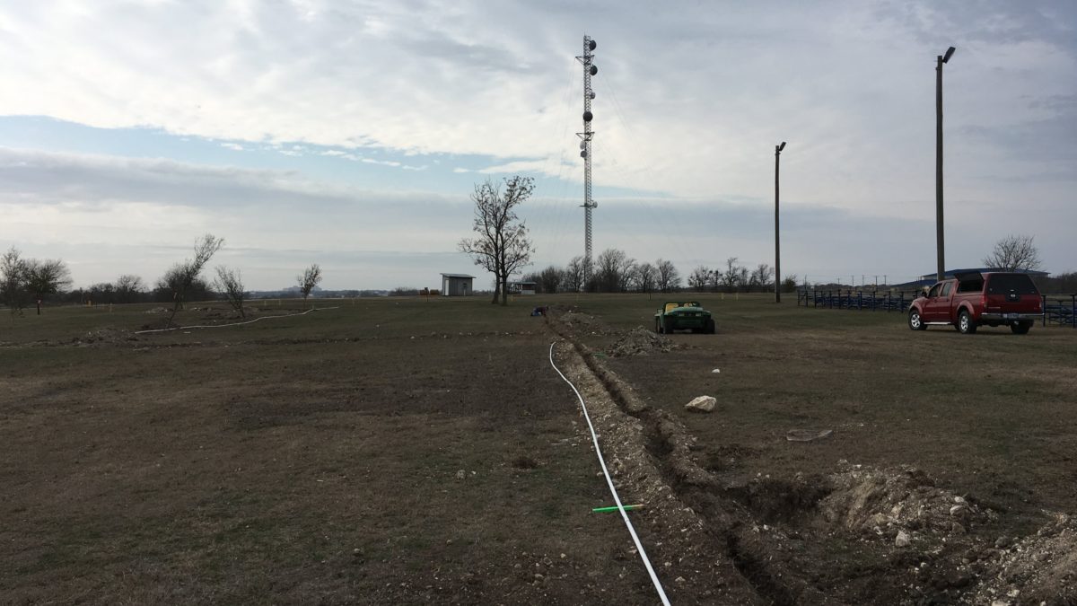 Irrigation installation